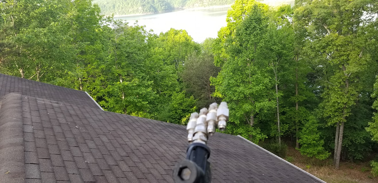 photo from the roof of a house
